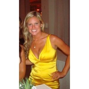 Yellow Cache Cocktail Dress